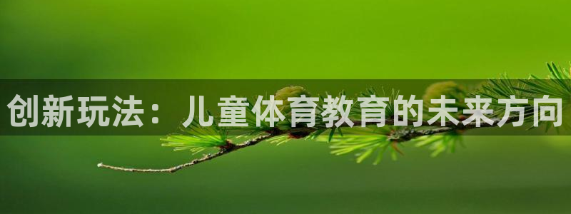 xc体育app官方网站：创新玩法：儿童体育教育的未来方向